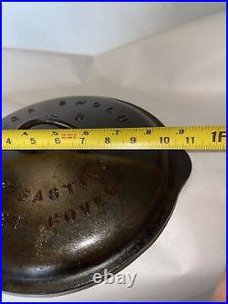 Griswold #8 Cast Iron P/n 468 Self Basting Skillet Cover With Large Block Logo