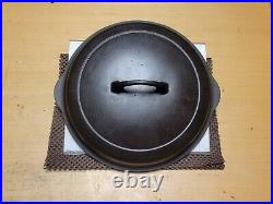 Griswold #8 Cast Iron Skillet 777 Chicken Pan Self Basting High Dome Lid
