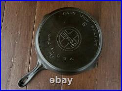 Griswold #8 Cast Iron Skillet With Large Block Logo & Heat Ring Restored