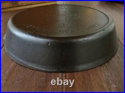 Griswold #8 Cast Iron Skillet With Large Slant Logo And Heat Ring Restored