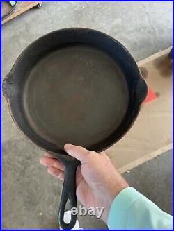 Griswold #8 Large Logo Heat Ring Erie Pa USA Cast Iron Skillet 704E