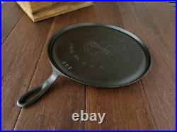 Griswold #9 Cast Iron Griddle With Large Block Logo Restored