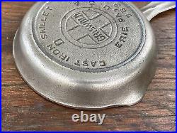 Griswold Cast Iron #0 Large Block Logo Skillet with Heat Ring with Nickel Finish