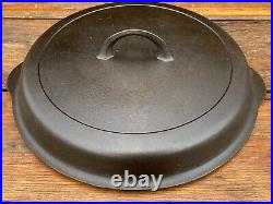 Griswold Cast Iron #10 High Dome Smooth Top Large Logo Skillet Lid