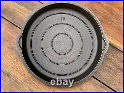 Griswold Cast Iron #10 High Dome Smooth Top Large Logo Skillet Lid