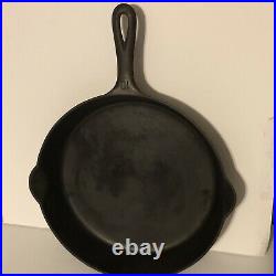 Griswold Cast Iron 10 Skillet 716 C Pan Large Block Fire ring