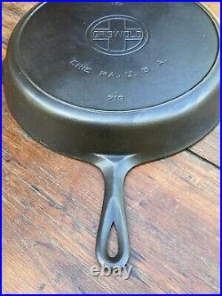 Griswold Cast Iron #12 Large Block Logo Skillet with Heat Ring