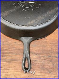 Griswold Cast Iron #14 Large Block Logo Skillet with Heat Ring