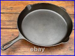 Griswold Cast Iron #14 Large Block Logo Skillet with Heat Ring