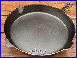 Griswold Cast Iron #14 Large Block Logo Skillet with Heat Ring