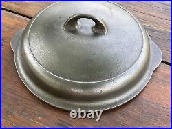 Griswold Cast Iron #5 High Dome Smooth Top Large Logo Skillet Lid
