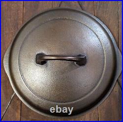 Griswold Cast Iron #6 High Dome Smooth Top Large Logo Skillet Lid 1096 Restored