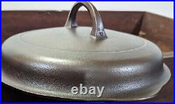 Griswold Cast Iron #6 High Dome Smooth Top Large Logo Skillet Lid 1096 Restored
