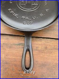 Griswold Cast Iron #7 Large Logo Handle Griddle