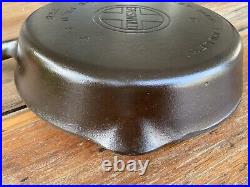 Griswold Cast Iron #8 Large Logo Skillet with Wooden Handle
