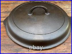 Griswold Cast Iron #9 High Dome Smooth Top Large Logo Skillet Lid