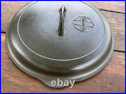 Griswold Cast Iron #9 Large Logo Button Logo Skillet Lid