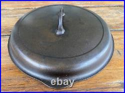 Griswold Cast Iron #9 Large Logo High Dome Smooth Top Lid
