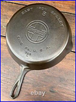 Griswold Cast Iron Matching Large Logo Skillet Set 3-9