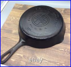 Griswold Cast Iron Skillet #6 with Large Block Logo Cross 699C Erie PA Vtg