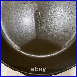 Griswold ERIE #7 701 Cast Iron Skillet Slant Large Logo Heat Ring Vintage