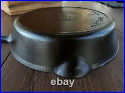 Griswold ERIE #7 Cast Iron Skillet With Large Slant Logo And Heat Ring Restored