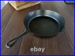 Griswold ERIE #7 Cast Iron Skillet With Large Slant Logo And Heat Ring Restored