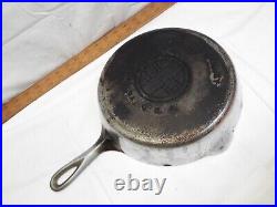Griswold Erie Cast Iron Size 7 701 A Chrome Frying Pan Skillet Large Block Logo
