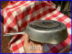 Griswold Erie Pa USA #8 704p Chrome Large Block Logo Cast Iron Skillet Fry Pan