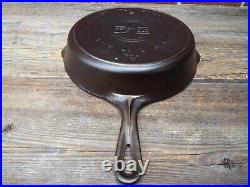 Griswold Large Logo #8, 10-1/2 Cast Iron Skillet with Heat Ring, #704, Restored