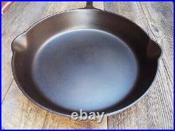 Griswold Large Logo #9 / 11 Smooth Bottom Cast Iron Skillet, #710, Restored