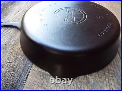 Griswold Large Logo #9 / 11 Smooth Bottom Cast Iron Skillet, #710, Restored