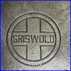 Griswold No 10 Large Block Smooth Bottom Skillet
