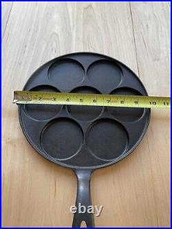 Griswold No. 34 Cast Iron Plett Pan with Large Logo
