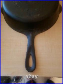 Griswold No. 5 Cast Iron Skillet Large Block Smooth Bottom 724 B