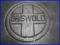 Griswold No 8 Large Print Logo 10-1/2Cast Iron Skillet P/N 704 K