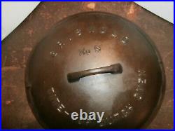 Griswold cast iron skillet #9 Tite top oven Lid Only large block Erie, PA 2552