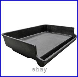 Iron Cast Large Griddle Flat Top For BBQ Cooking Grill Steak Camping Grilling