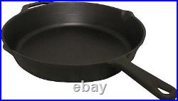 King Kooker 20 Seasoned Cast Iron Skillet Black Large