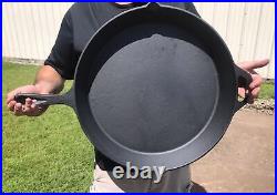 King Kooker 20 Seasoned Cast Iron Skillet Black Large