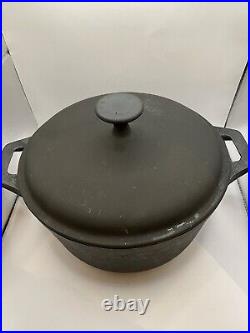 Kirby and Allen large cast iron pot with lid