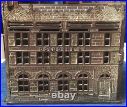 Large 1891 Jarvis Antique Cast Iron Traders Bank of Canada Old Building 820A