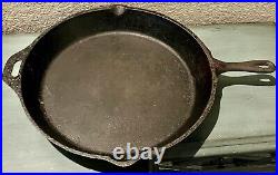 Large American Camper Cast Iron Skillet 16 Inches Wide