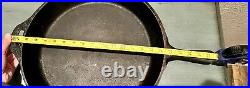 Large American Camper Cast Iron Skillet 16 Inches Wide