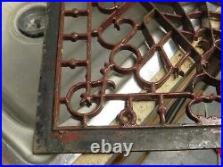 Large Antique Cast Iron Victorian Era Cold Air Return/Floor Grate Register Vent