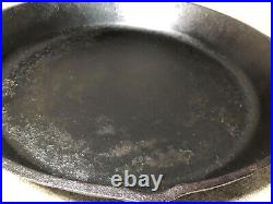 Large Antique Vintage Cast Iron Skillet 15 15 Inch Heat Ring No Makers Mark