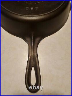 Large Block Logo Heat Ring Griswold #6 Cast Iron Skillet Erie 699 VERY NICE
