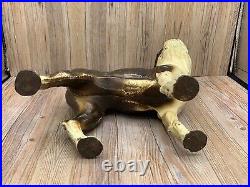 Large Cast Iron Boston Terrier Statue Doorstop Hubley Style Dog 10