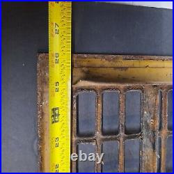 Large Cast Iron Floor Vent Register Air Grate 26 x 12 Salvaged Antique