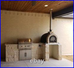 Large Cast Iron Glass Pizza Oven Door DIY Wood fired Pizza Ovens